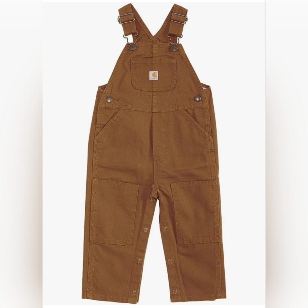 Carhartt Brown Toddler Overalls 2T